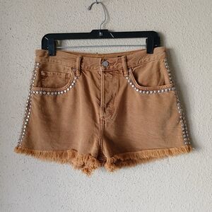 All Saints Shorts Womens 28 Studed